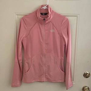 The North Face pink zip up